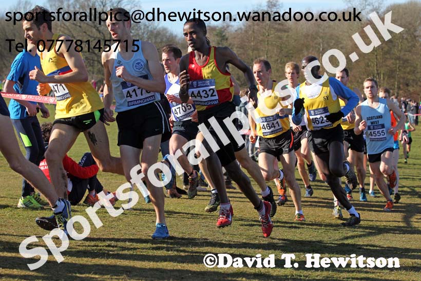 Senior mens Inter Counties Cross Country,  Cofton Park, Birmingham. Photo: David T. Hewitson/Sports for All Pics